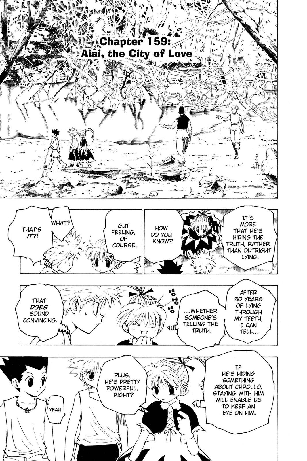 Hunter x Hunter Chapter 159 — page 1