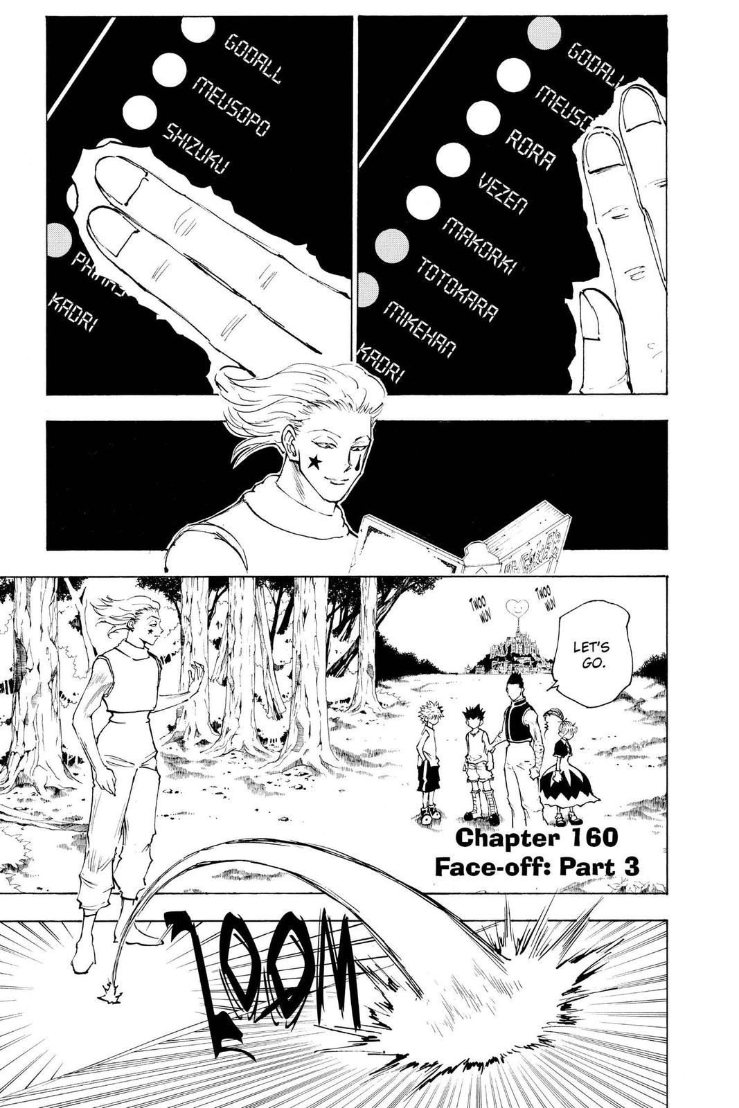 Hunter x Hunter Chapter 160 — page 1