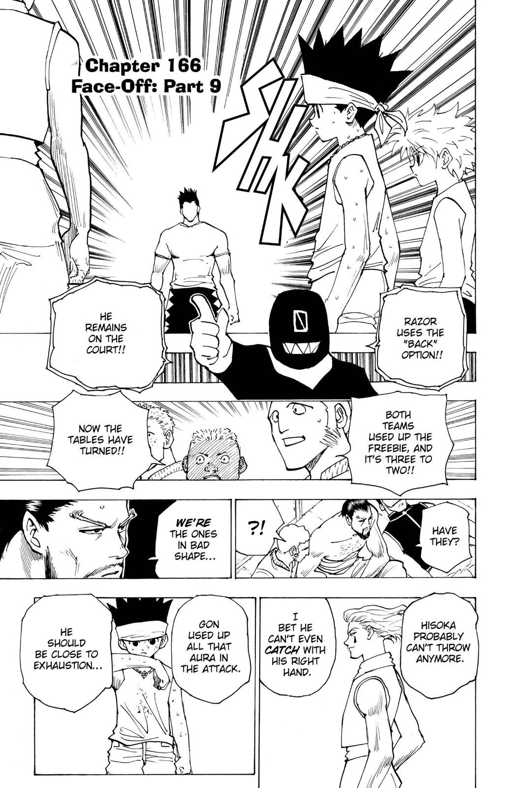 Hunter x Hunter Chapter 166 — page 1