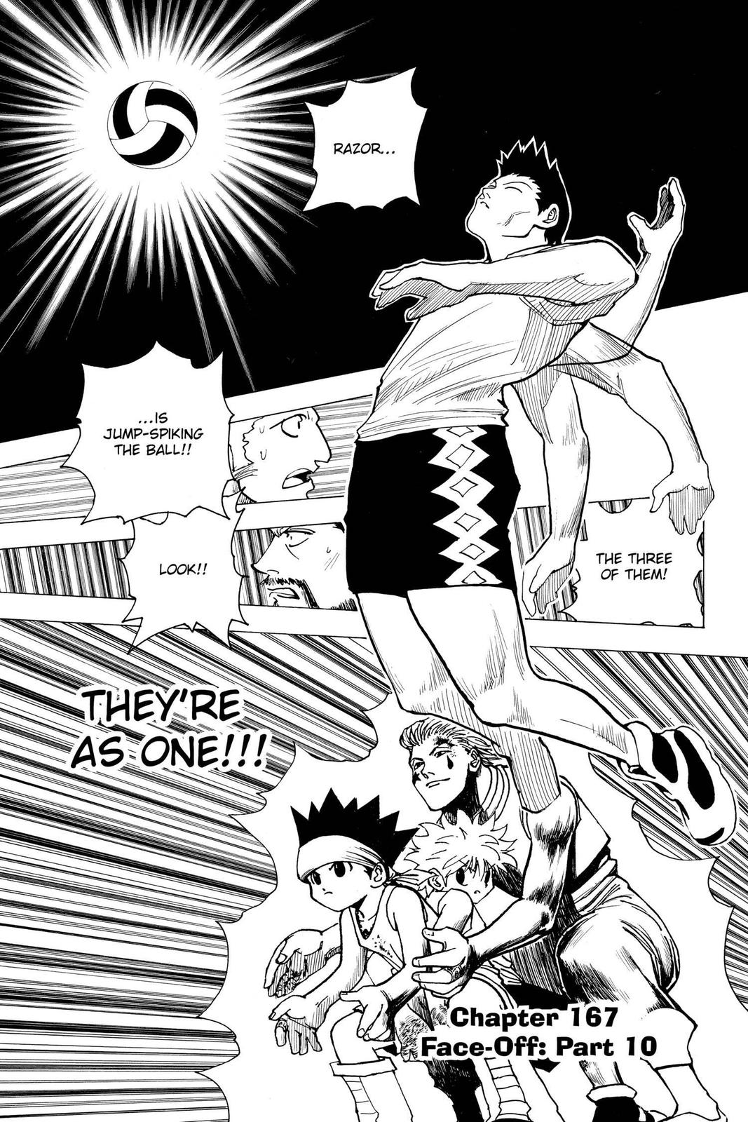 Hunter x Hunter Chapter 167 — page 1
