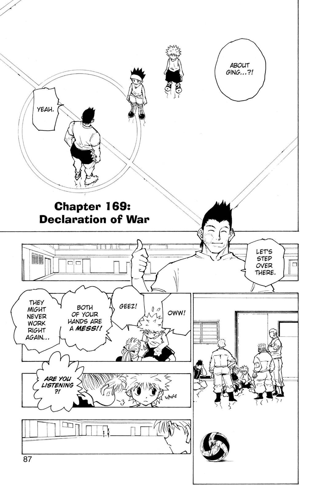 Hunter x Hunter Chapter 169 — page 1