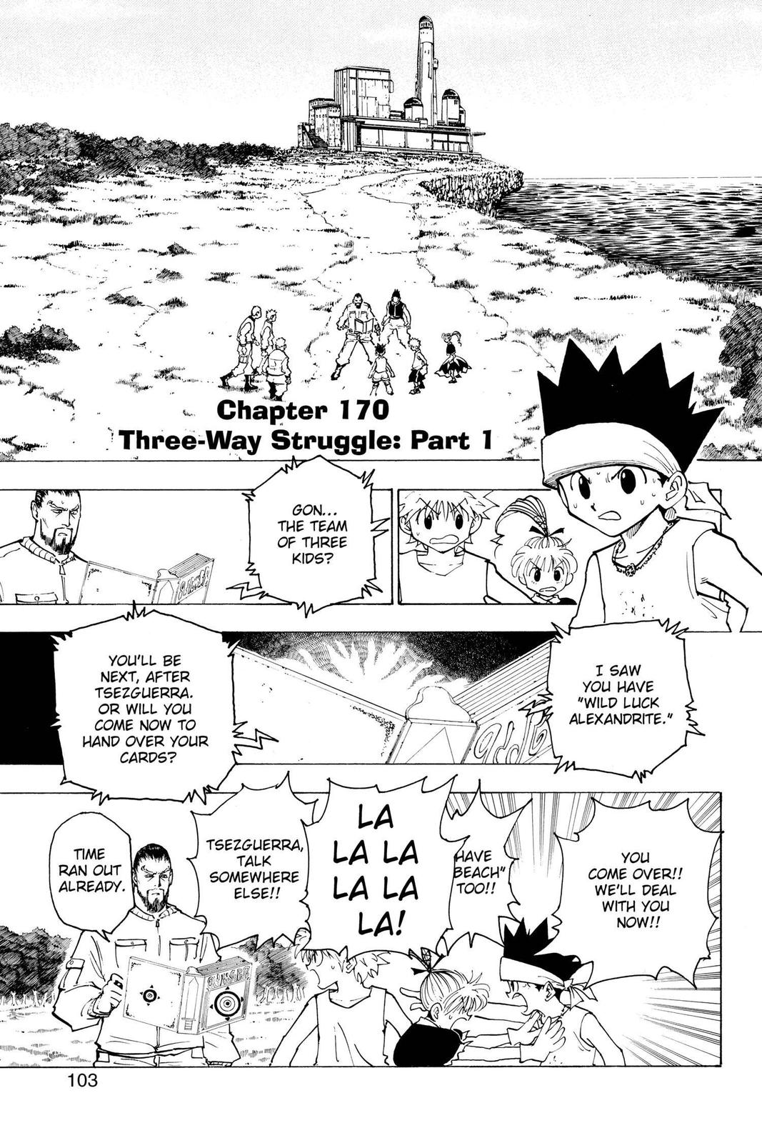 Hunter x Hunter Chapter 170 — page 1