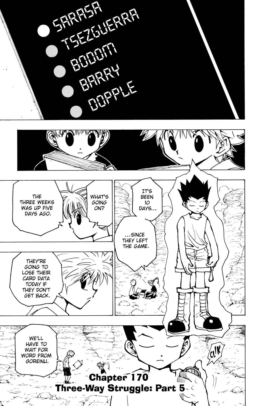 Hunter x Hunter Chapter 174 — page 1