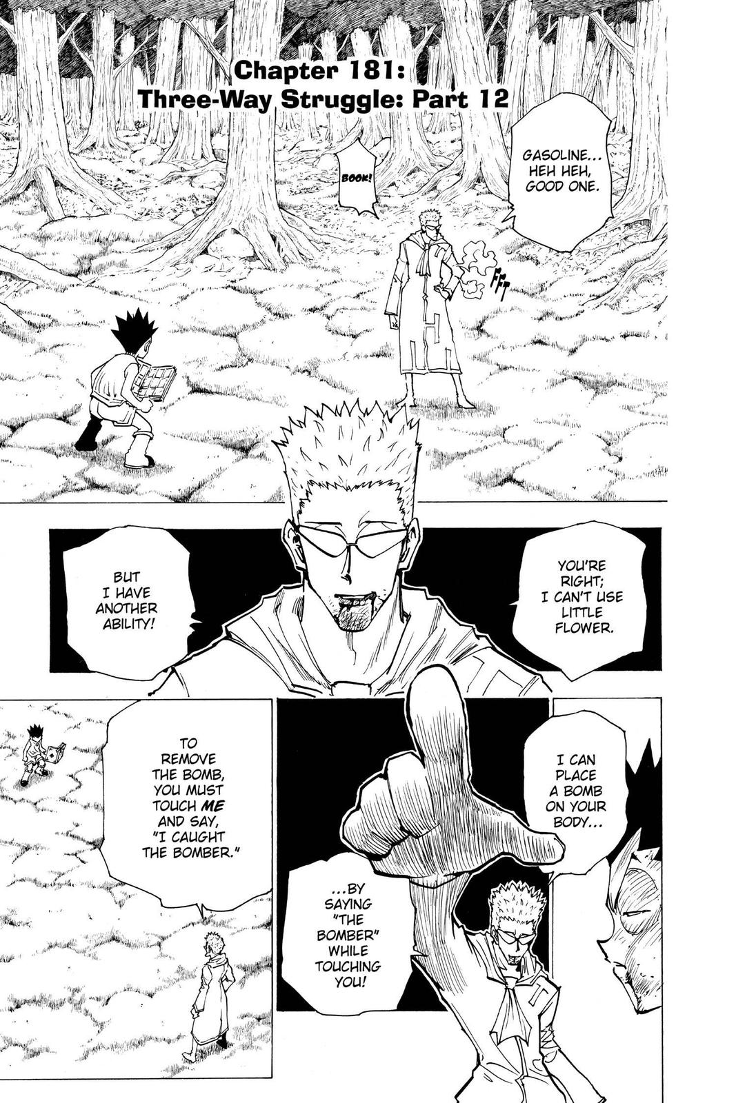 Hunter x Hunter Chapter 181 — page 1