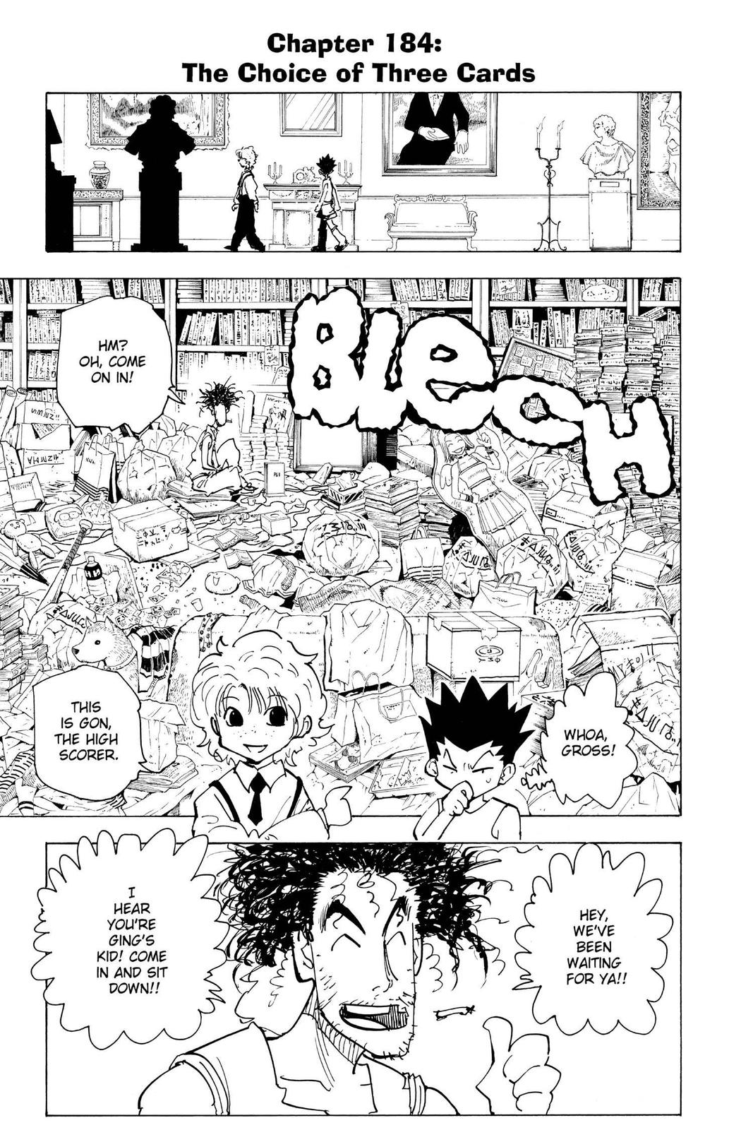 Hunter x Hunter Chapter 184 — page 1