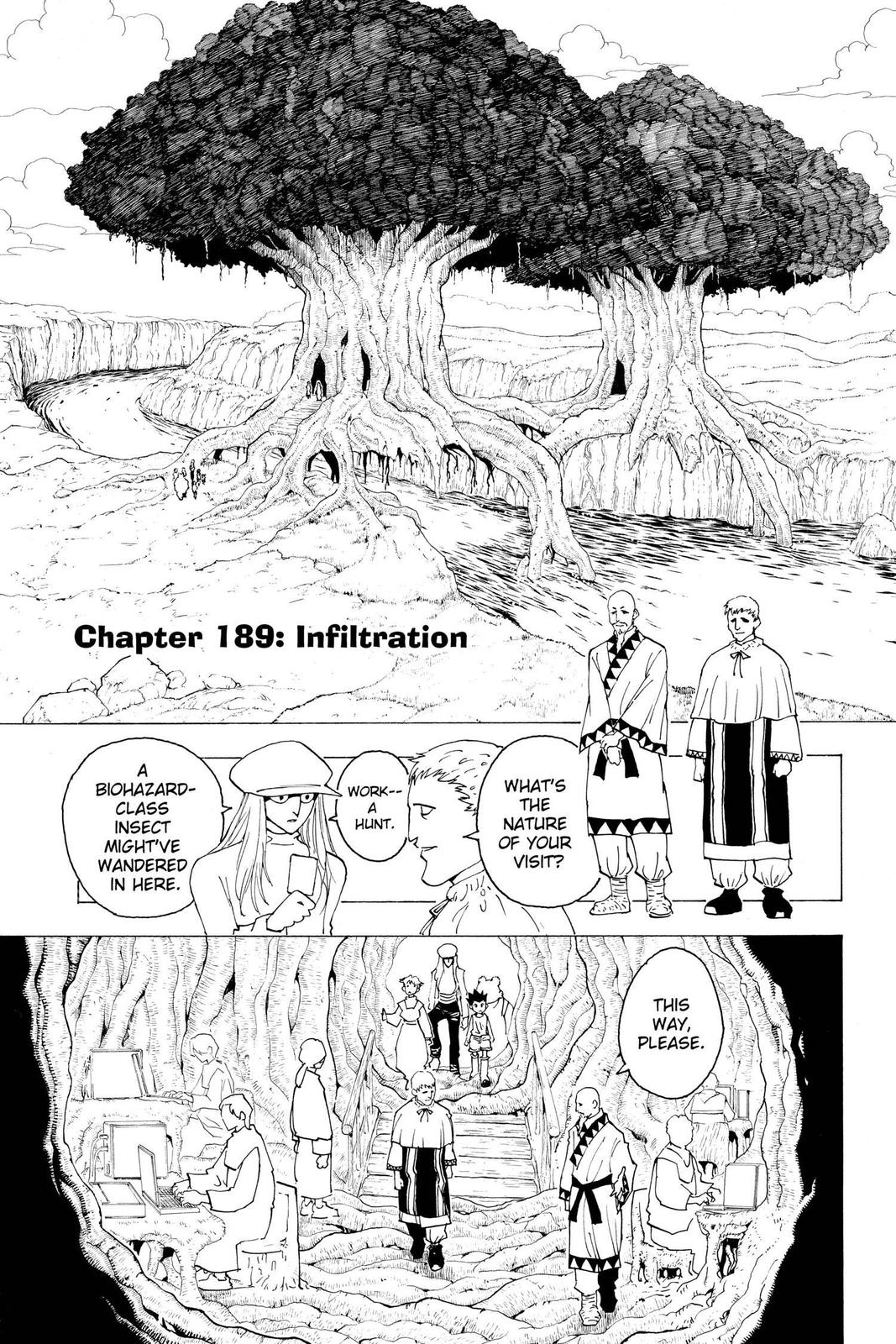 Hunter x Hunter Chapter 189 — page 1