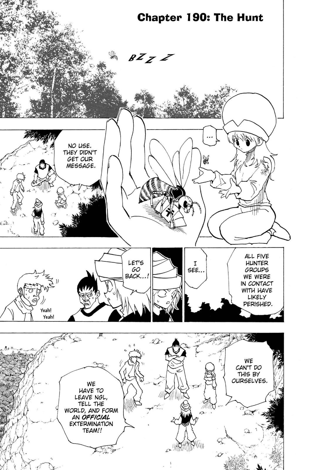Hunter x Hunter Chapter 190 — page 1