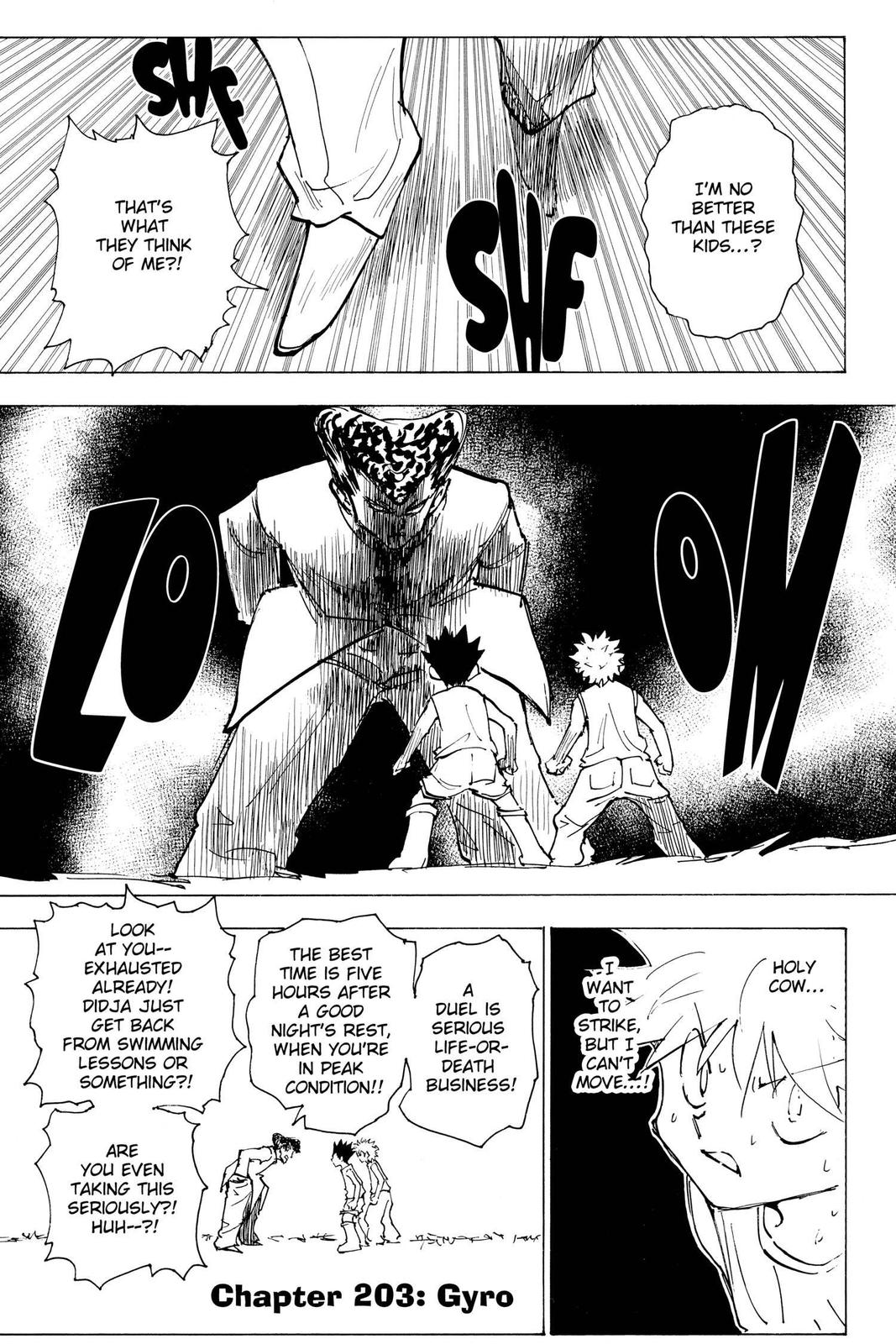Hunter x Hunter Chapter 203 — page 1