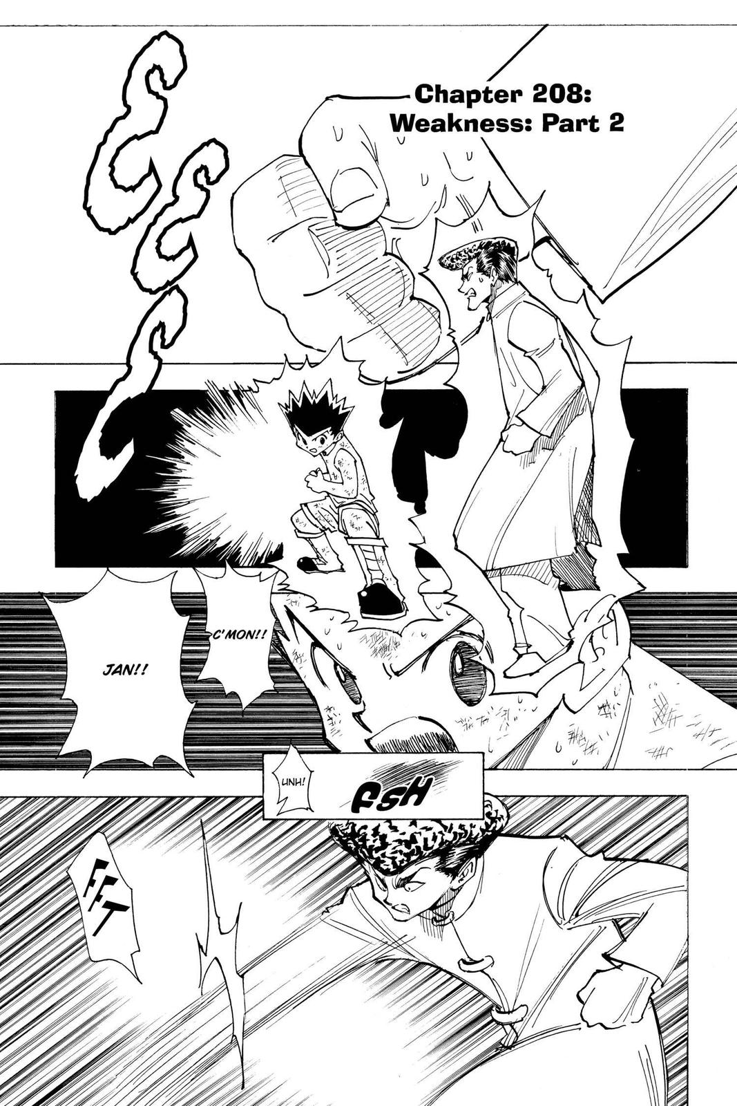 Hunter x Hunter Chapter 208 — page 1