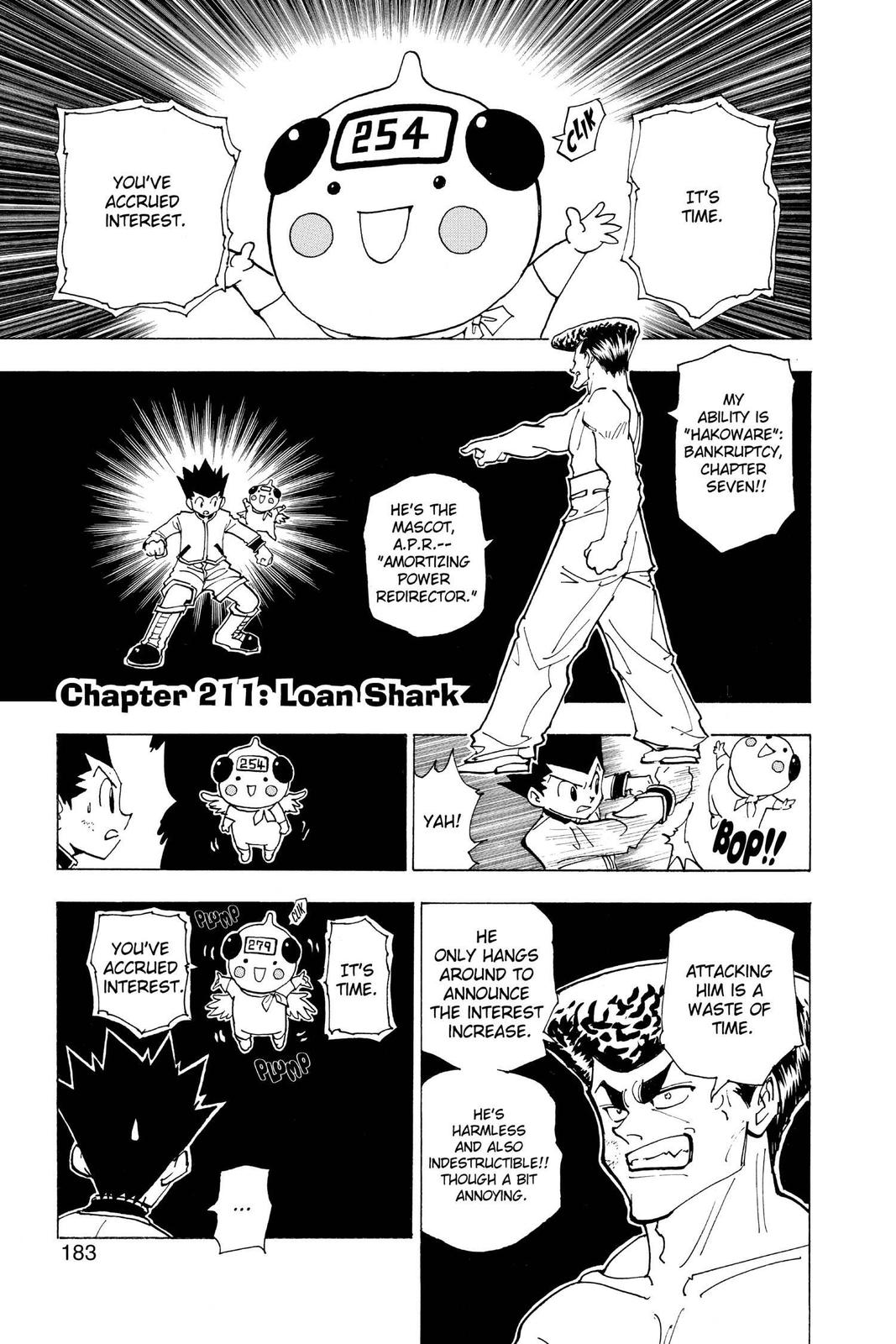 Hunter x Hunter Chapter 211 — page 1