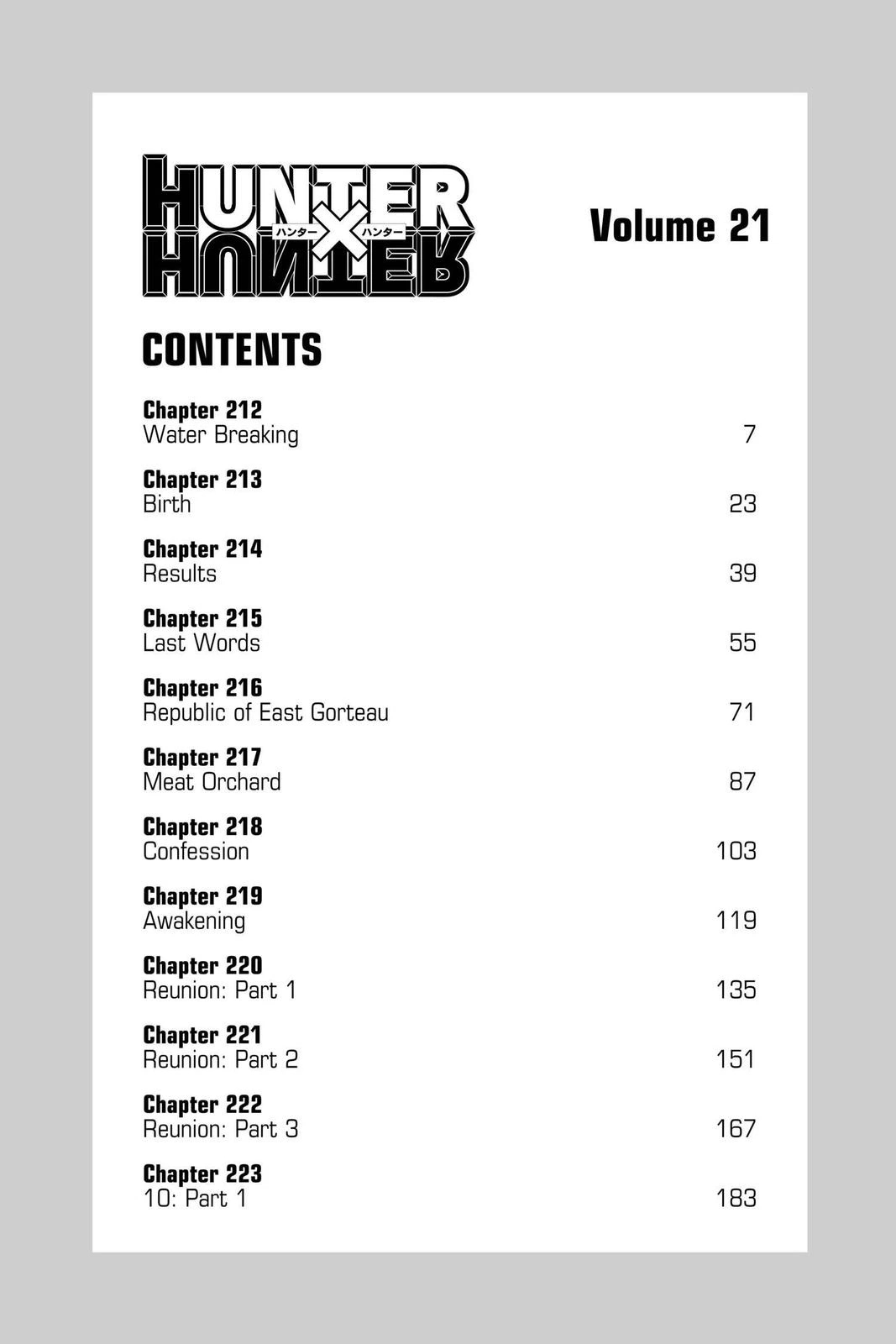 Hunter x Hunter Chapter 212 — page 6