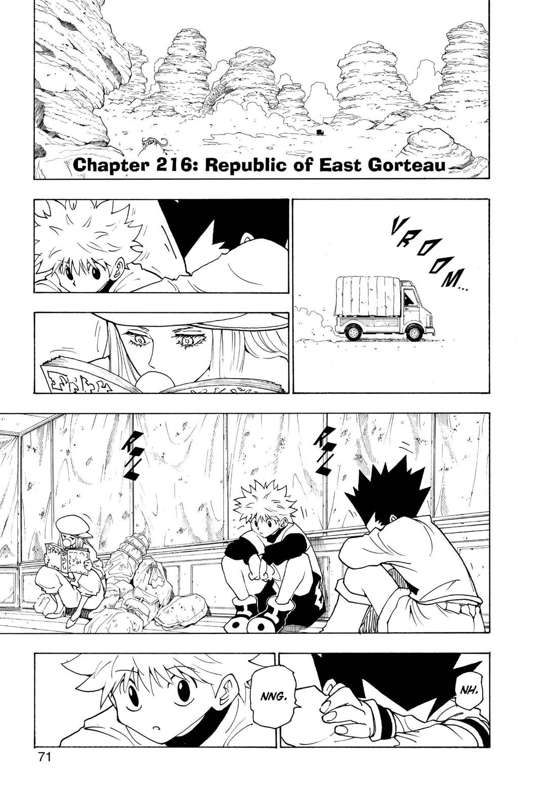 Hunter x Hunter Chapter 216 — page 1