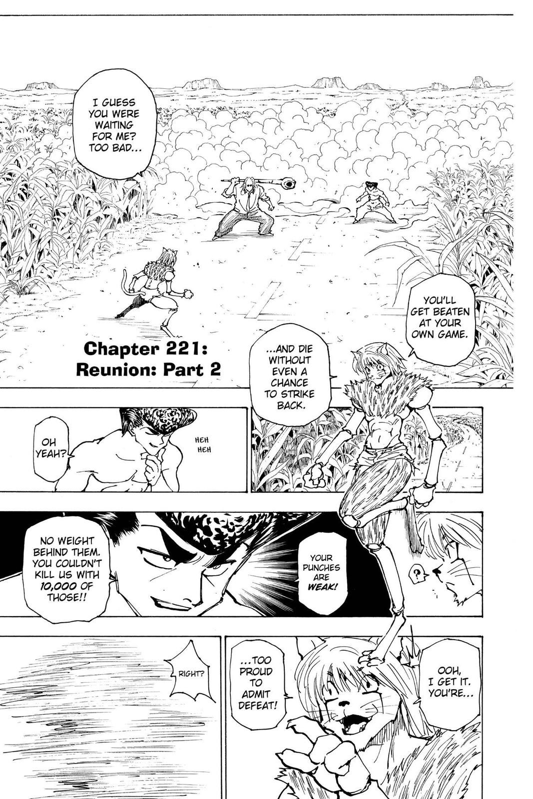 Hunter x Hunter Chapter 221 — page 1