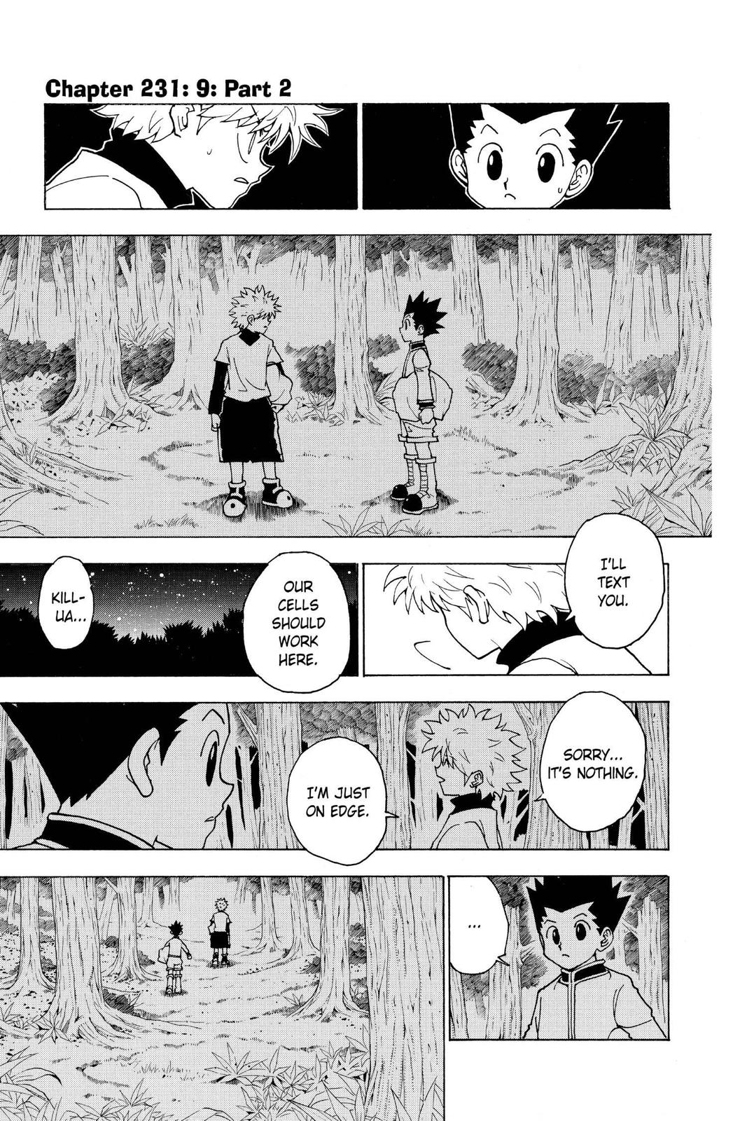 Hunter x Hunter Chapter 231 — page 1