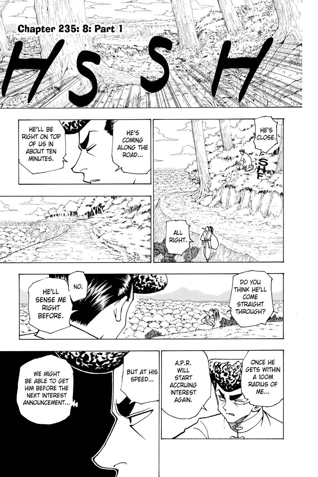 Hunter x Hunter Chapter 235 — page 1