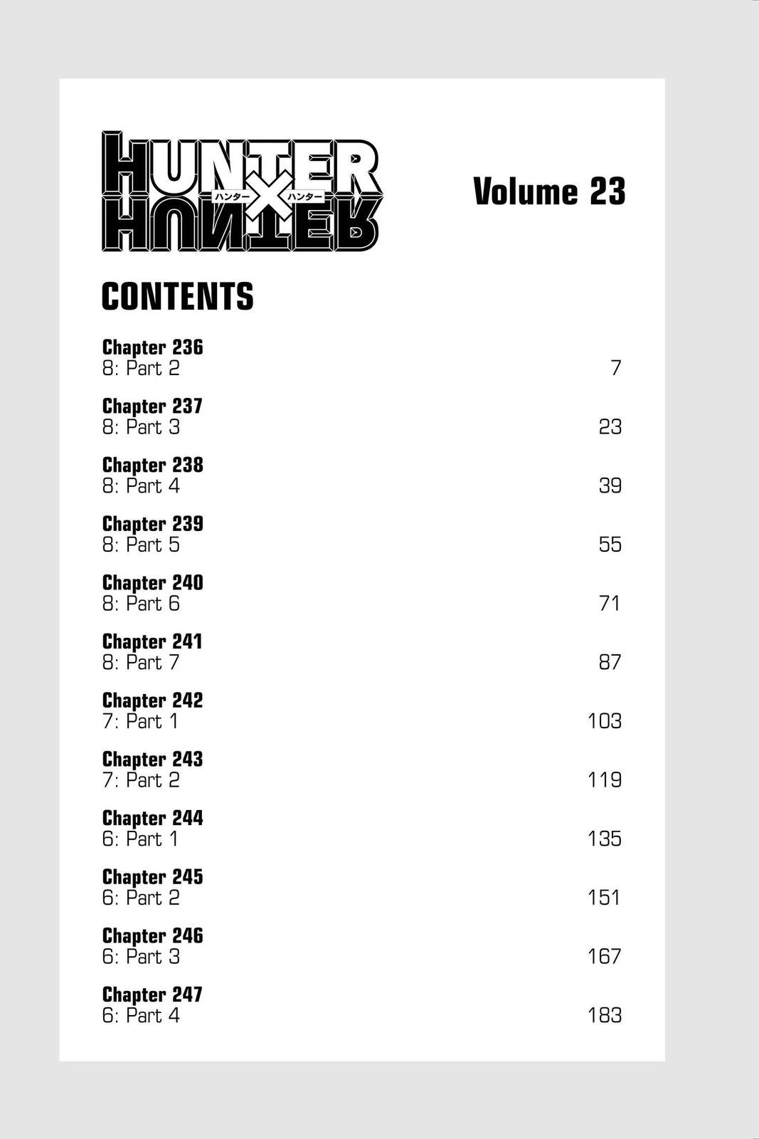 Hunter x Hunter Chapter 236 — page 6