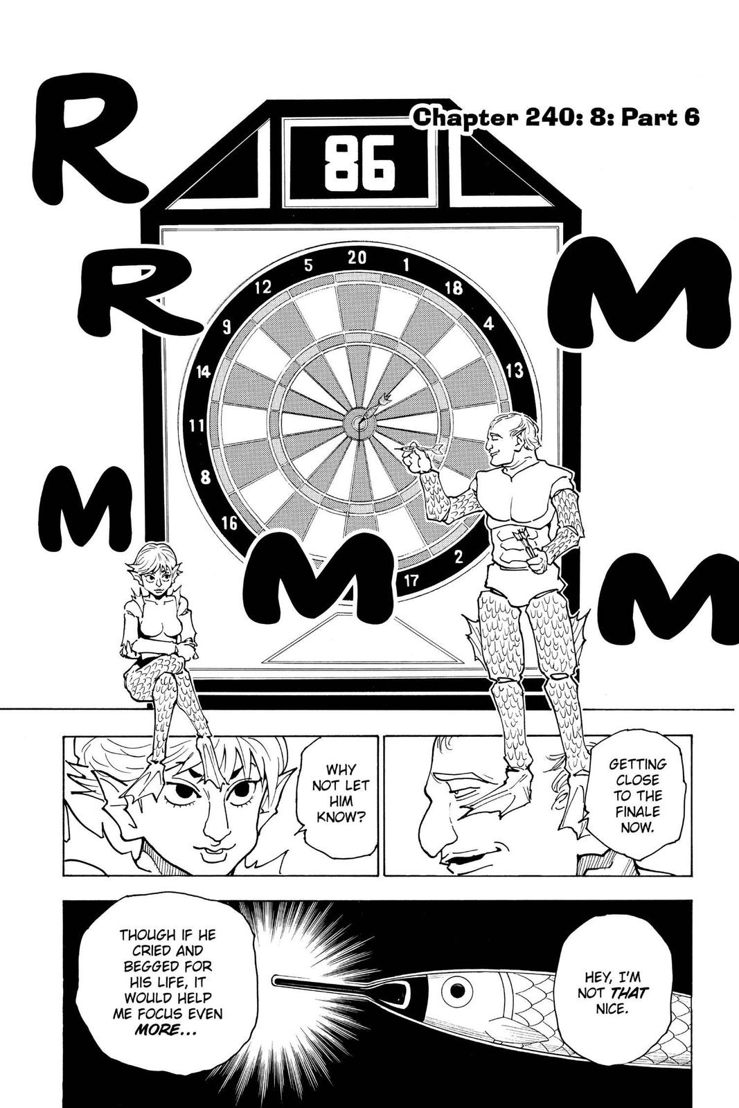 Hunter x Hunter Chapter 240 — page 1