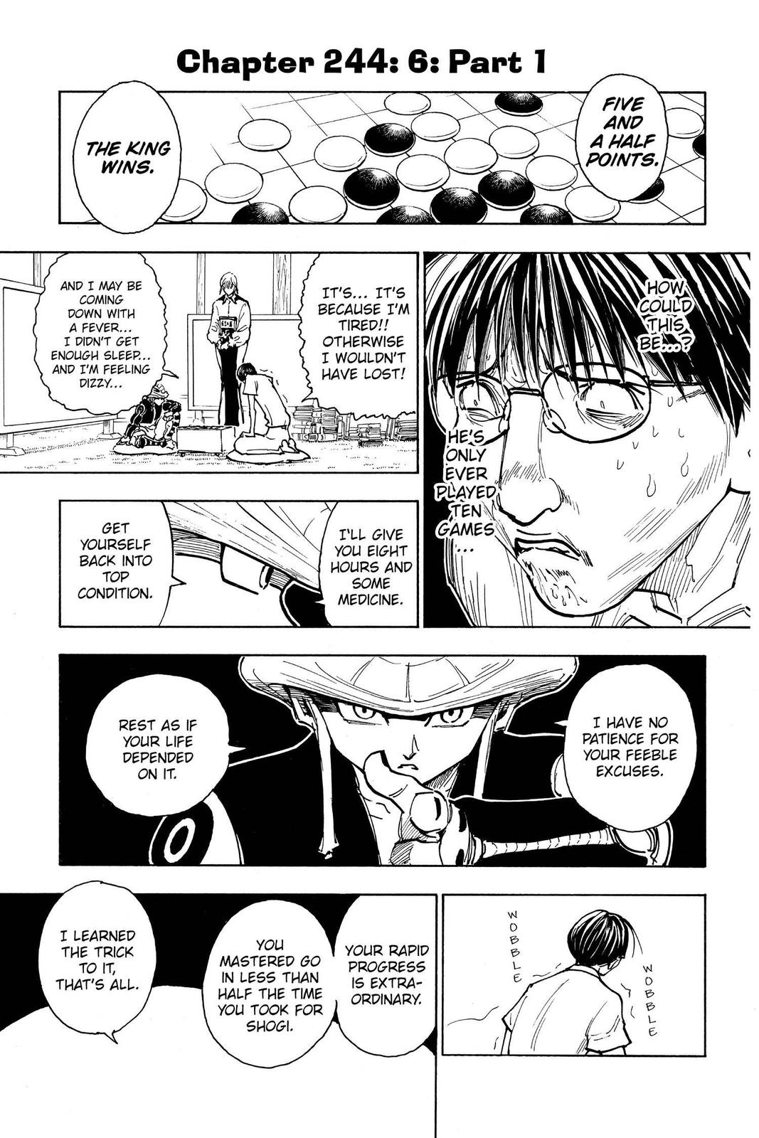 Hunter x Hunter Chapter 244 — page 1