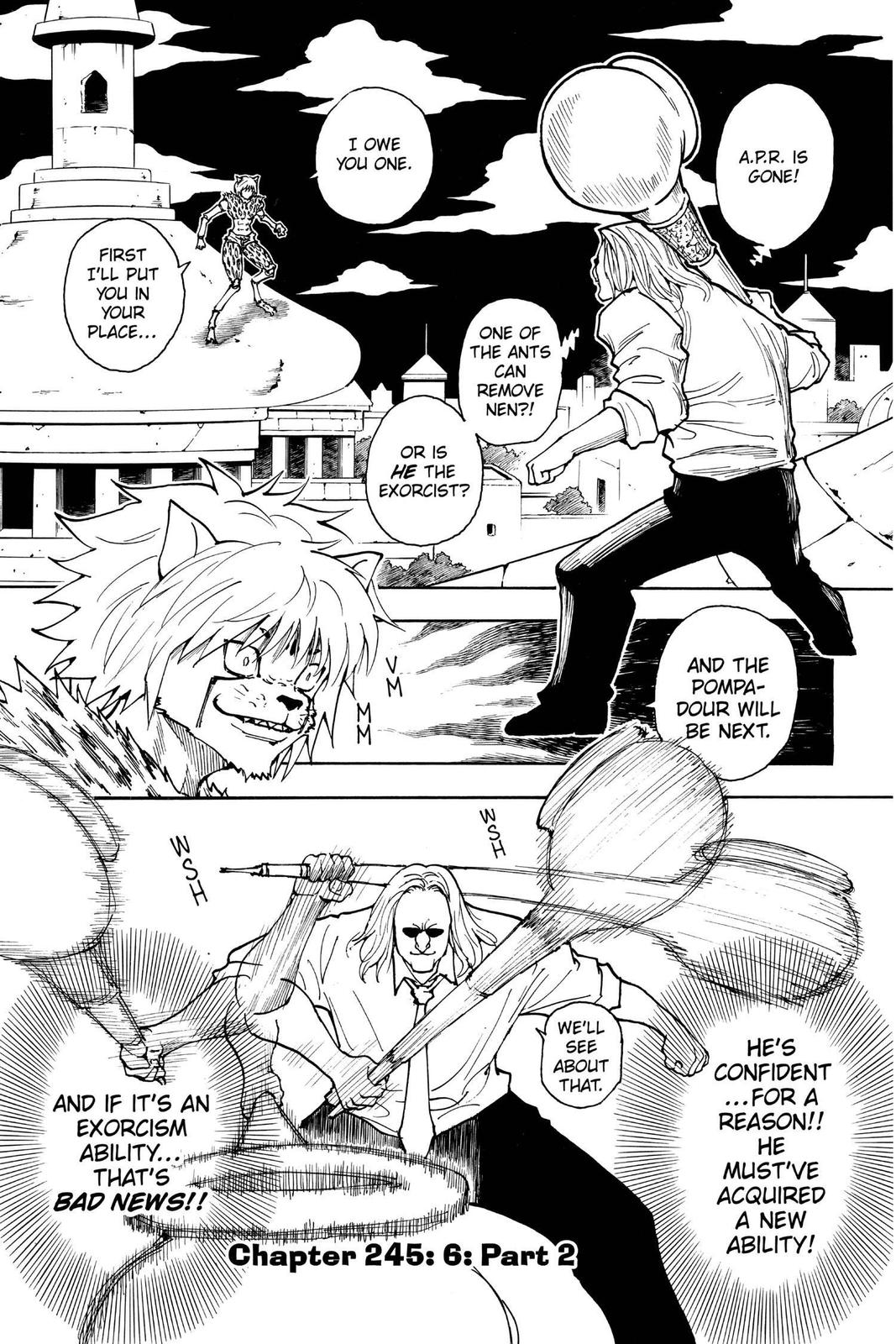 Hunter x Hunter Chapter 245 — page 1