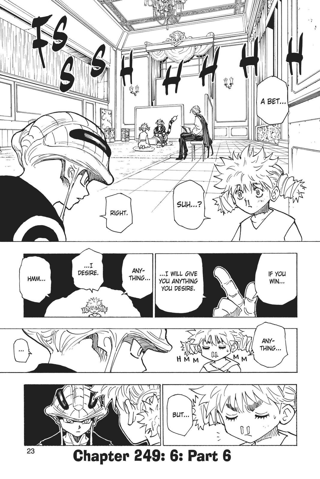 Hunter x Hunter Chapter 249 — page 1