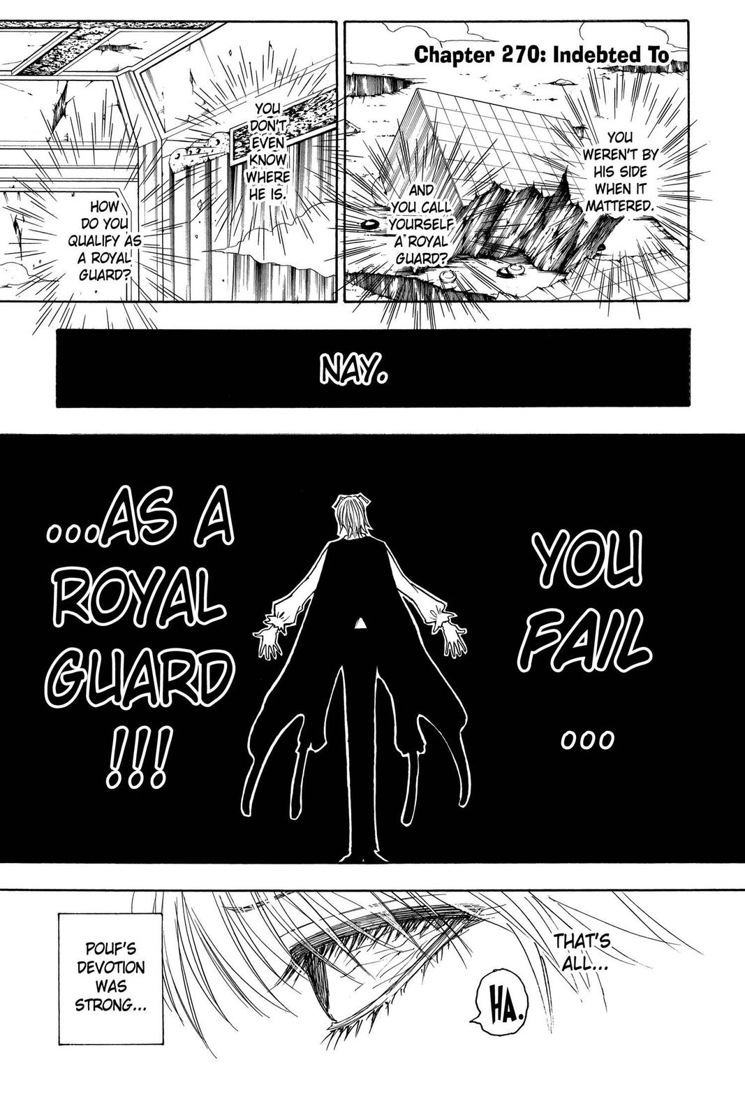 Hunter x Hunter Chapter 270 — page 1