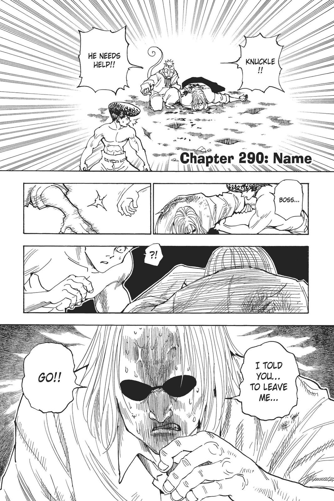 Hunter x Hunter Chapter 290 — page 1