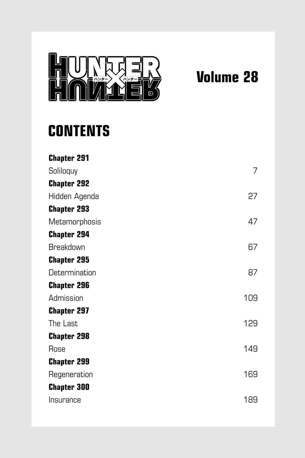 Hunter x Hunter Chapter 291 — page 6