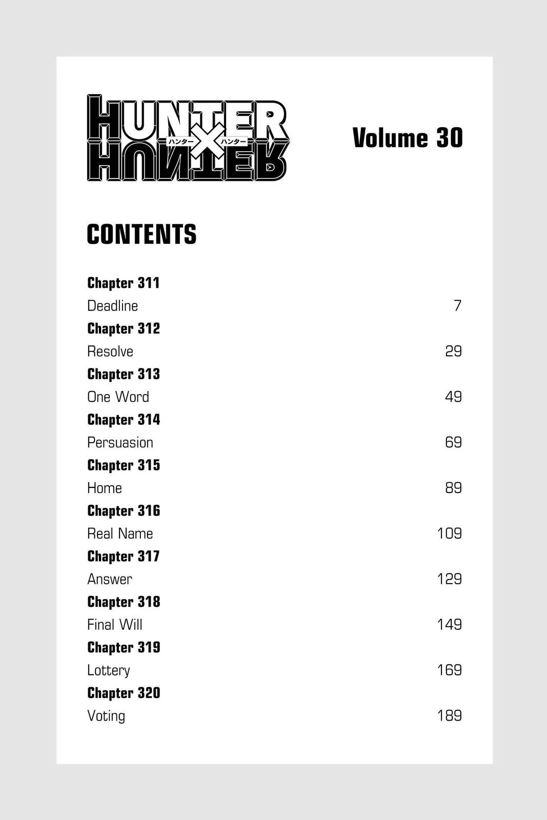 Hunter x Hunter Chapter 311 — page 6