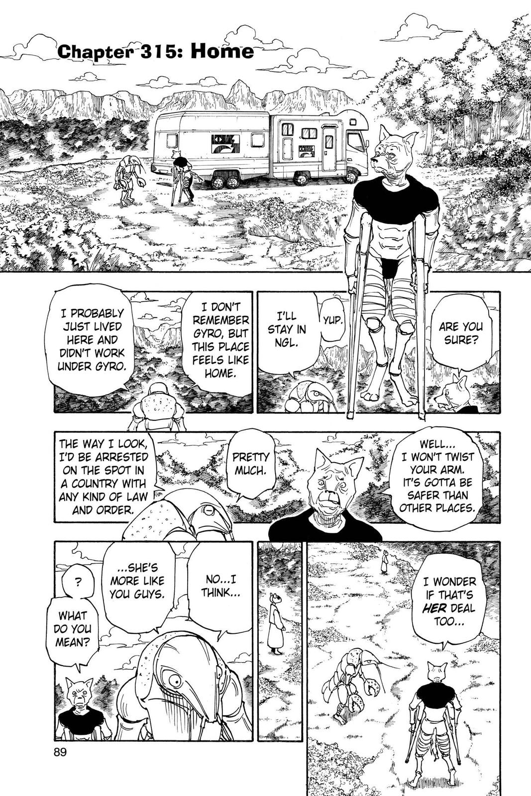 Hunter x Hunter Chapter 315 — page 1