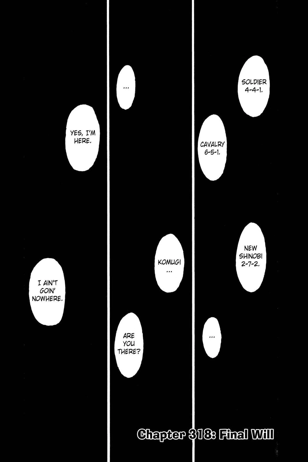 Hunter x Hunter Chapter 318 — page 1
