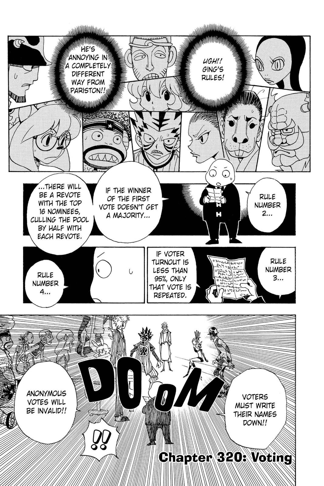 Hunter x Hunter Chapter 320 — page 1