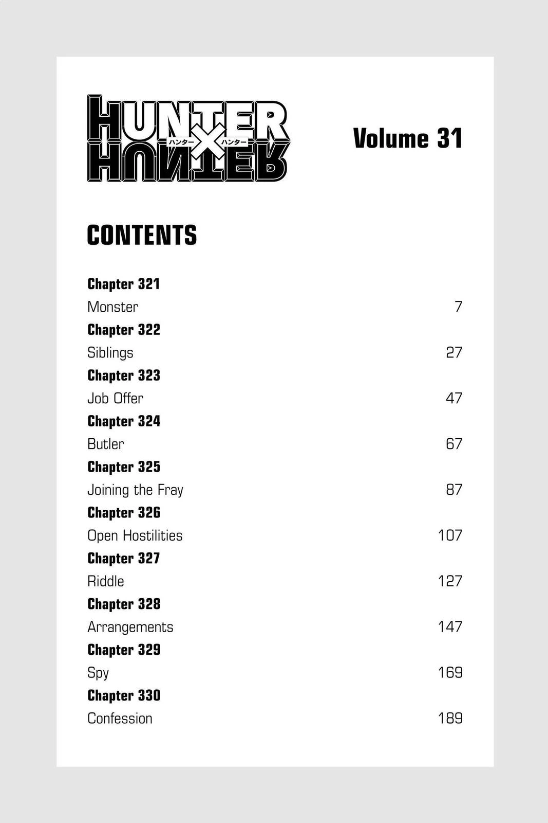Hunter x Hunter Chapter 321 — page 6