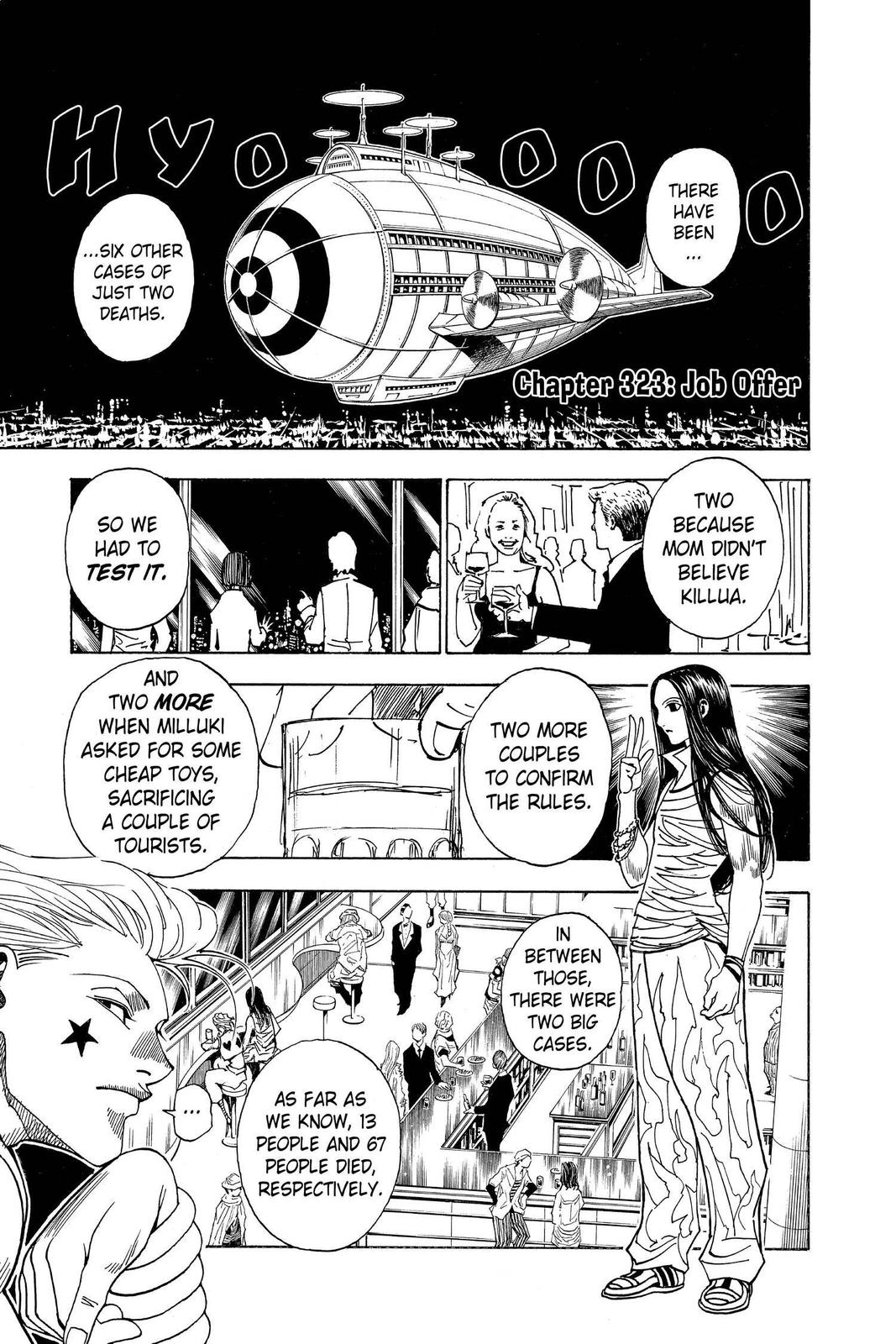 Hunter x Hunter Chapter 323 — page 1
