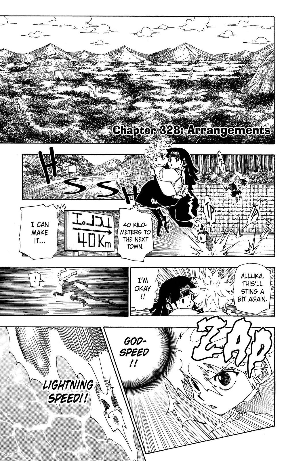 Hunter x Hunter Chapter 328 — page 1