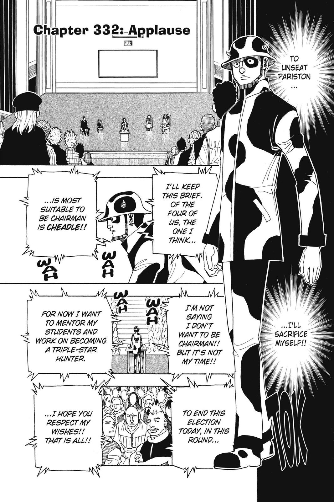 Hunter x Hunter Chapter 332 — page 1