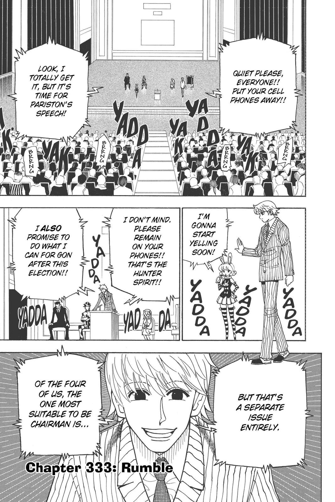 Hunter x Hunter Chapter 333 — page 1