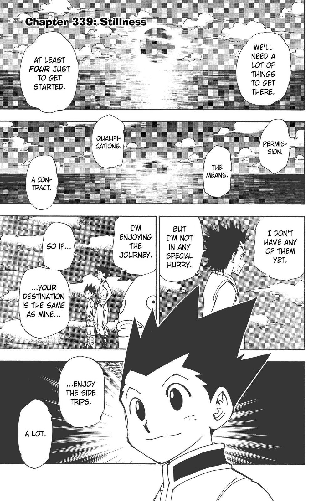 Hunter x Hunter Chapter 339 — page 1