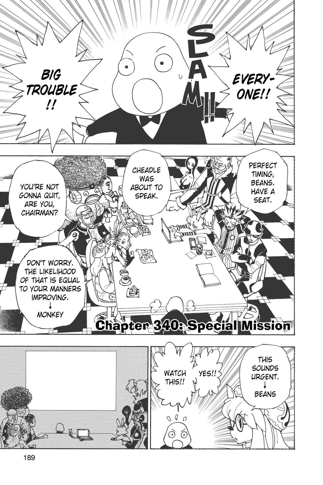 Hunter x Hunter Chapter 340 — page 1