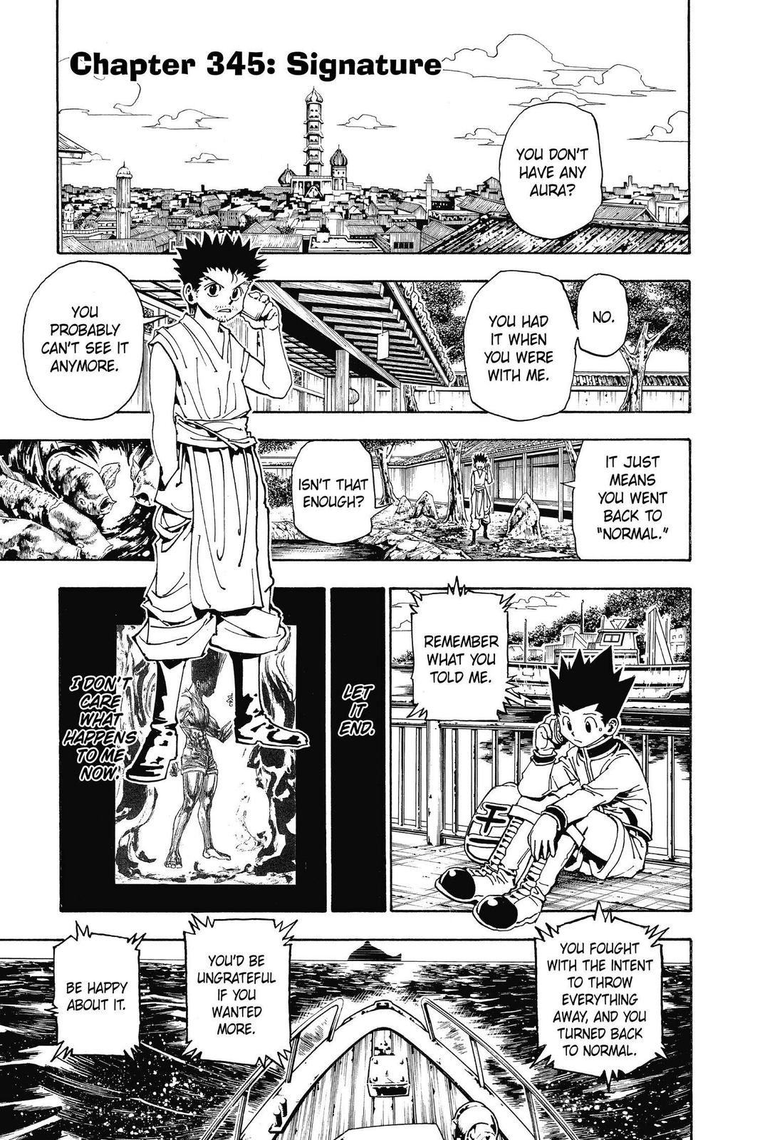 Hunter x Hunter Chapter 345 — page 1