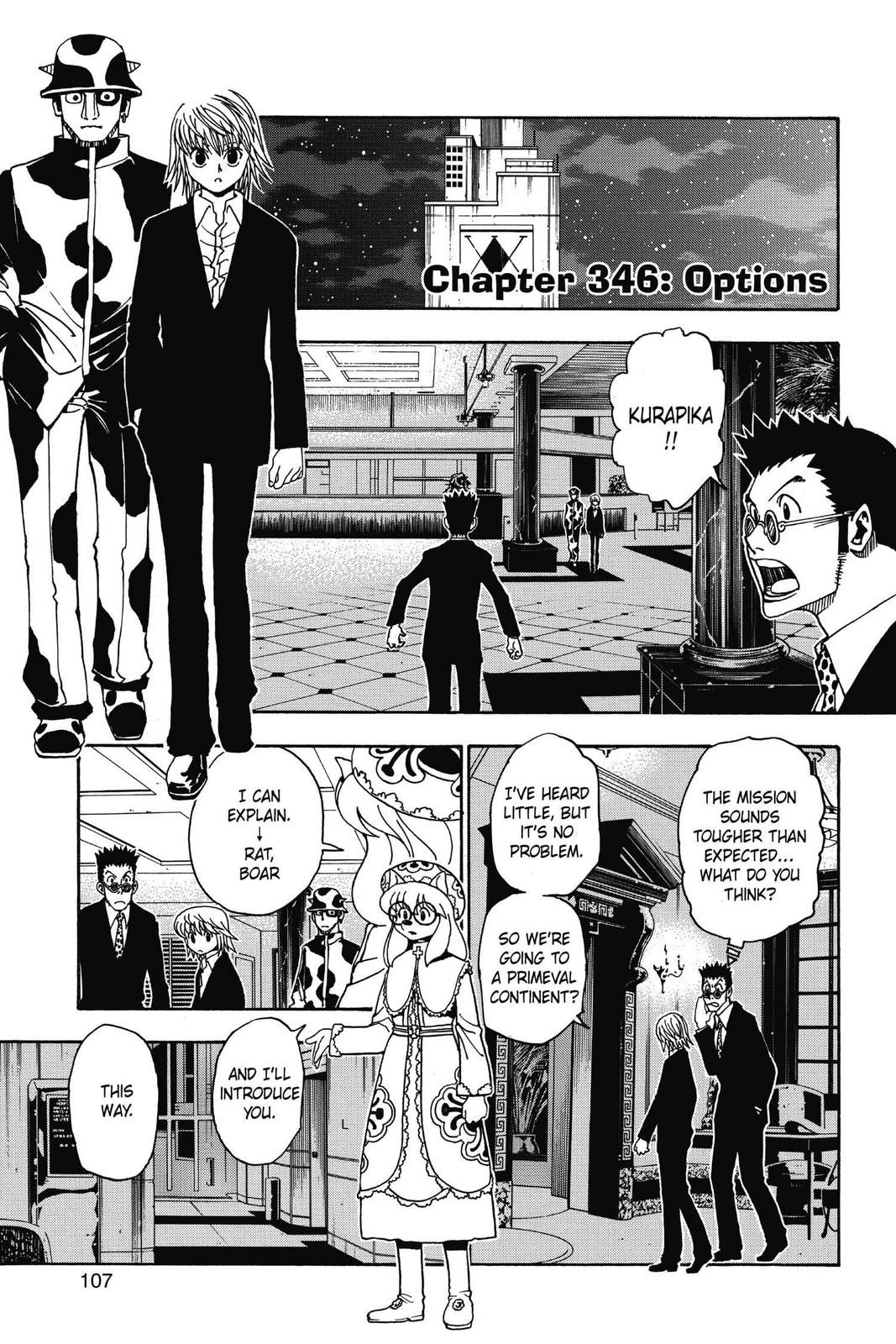 Hunter x Hunter Chapter 346 — page 1