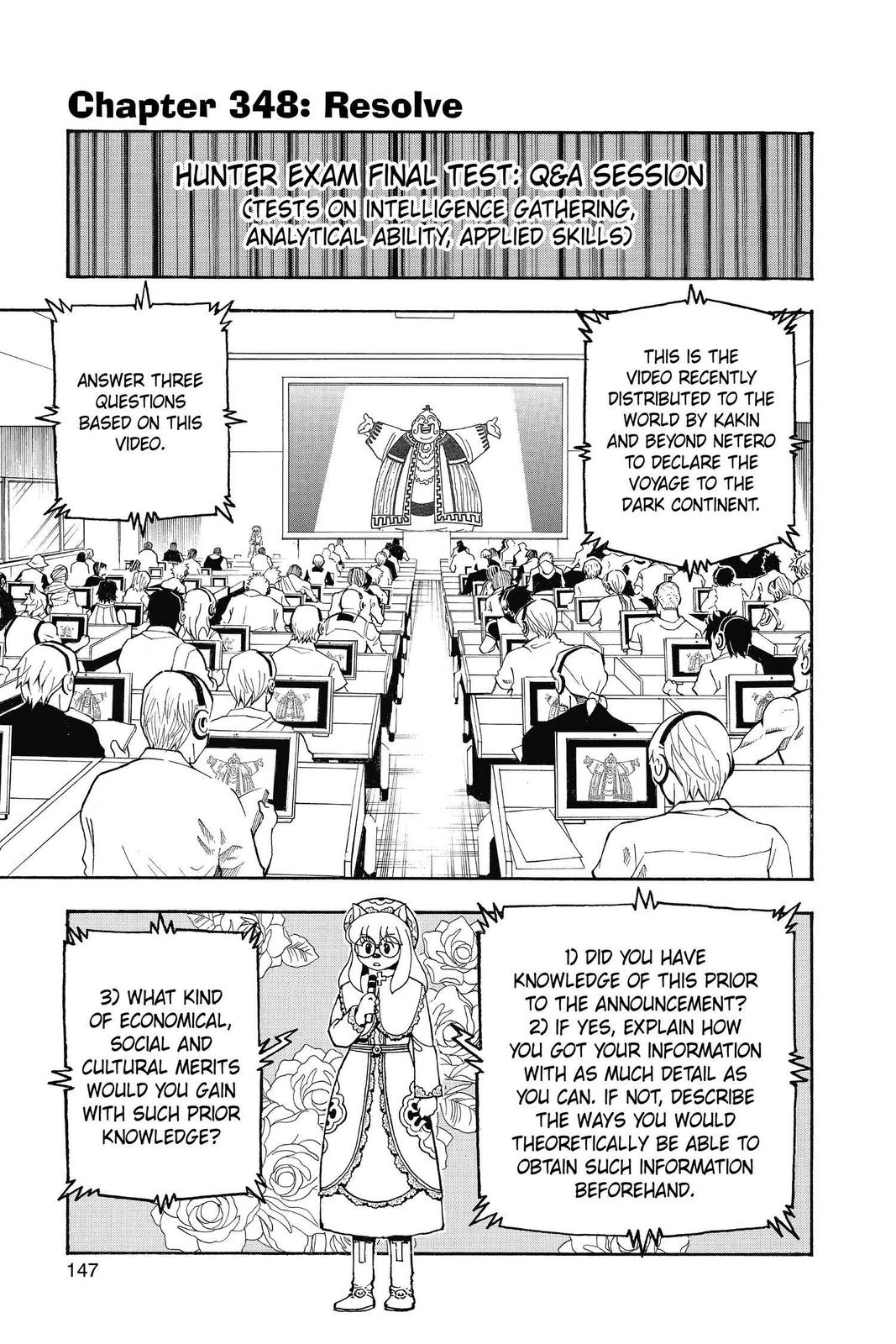 Hunter x Hunter Chapter 348 — page 1