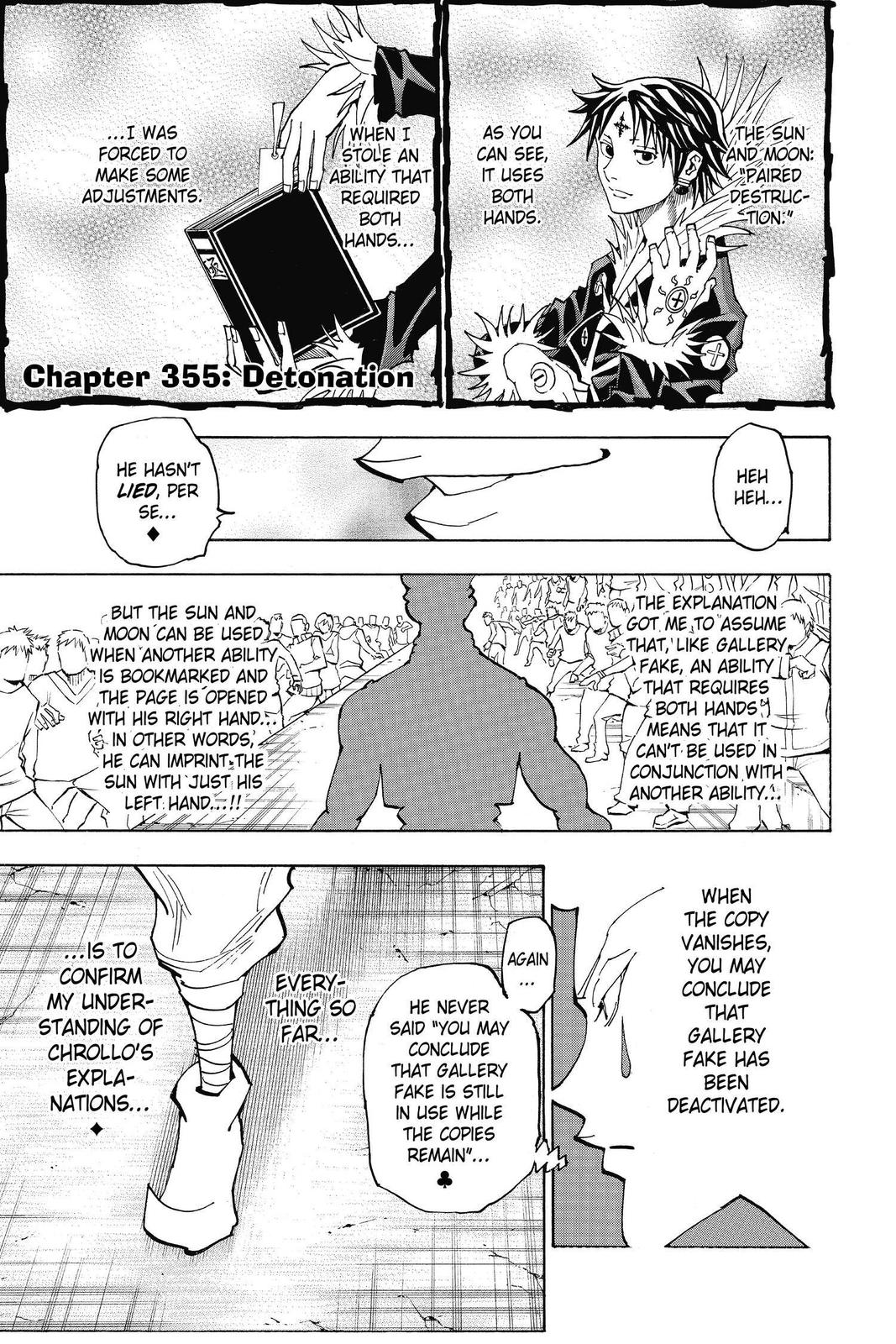 Hunter x Hunter Chapter 355 — page 1