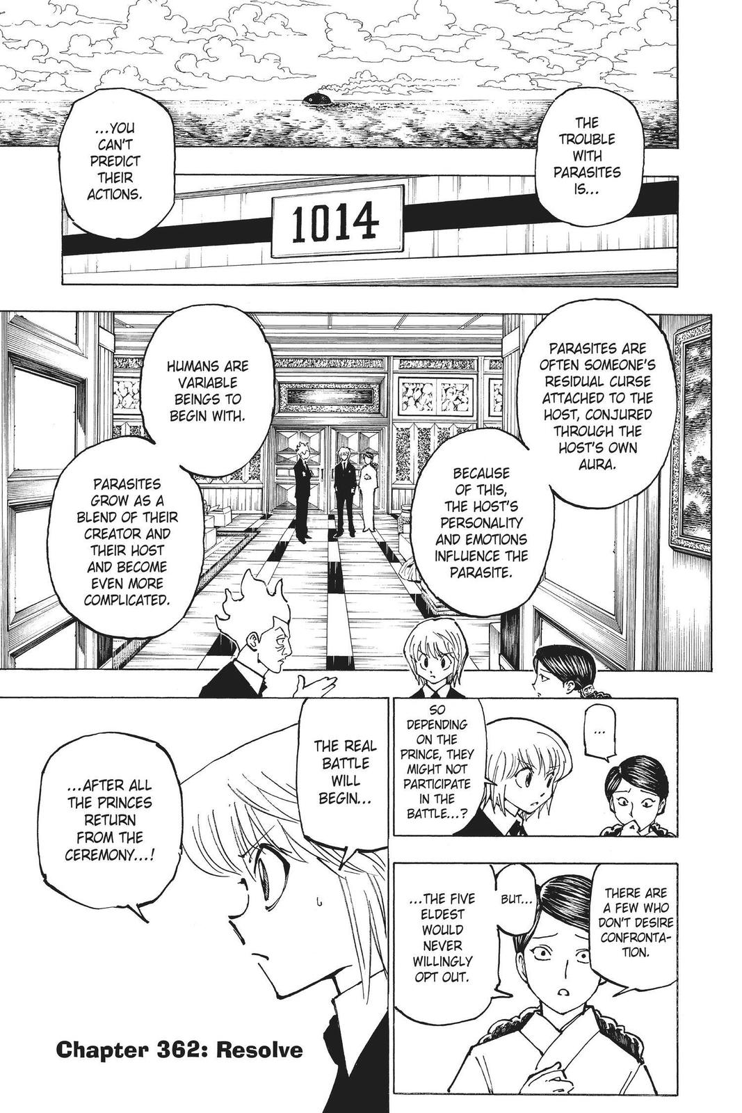 Hunter x Hunter Chapter 362 — page 1