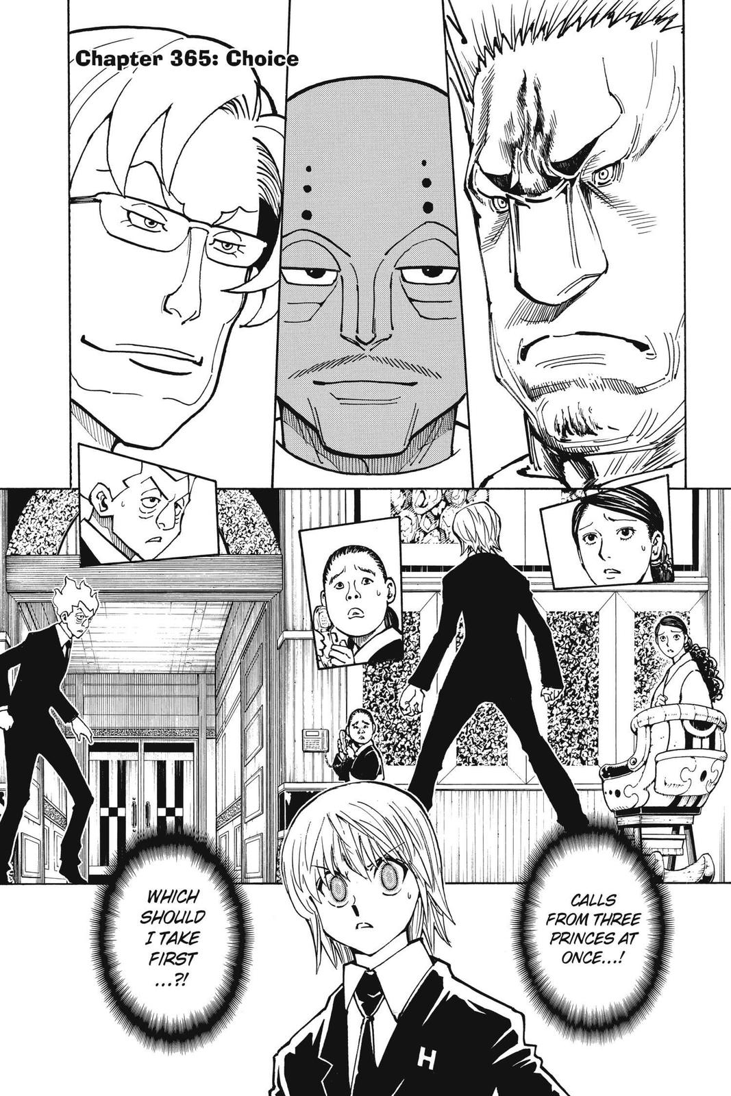 Hunter x Hunter Chapter 365 — page 1