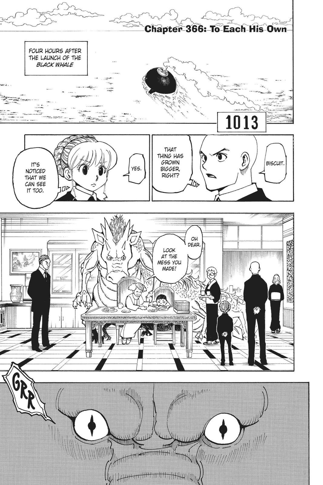 Hunter x Hunter Chapter 366 — page 1