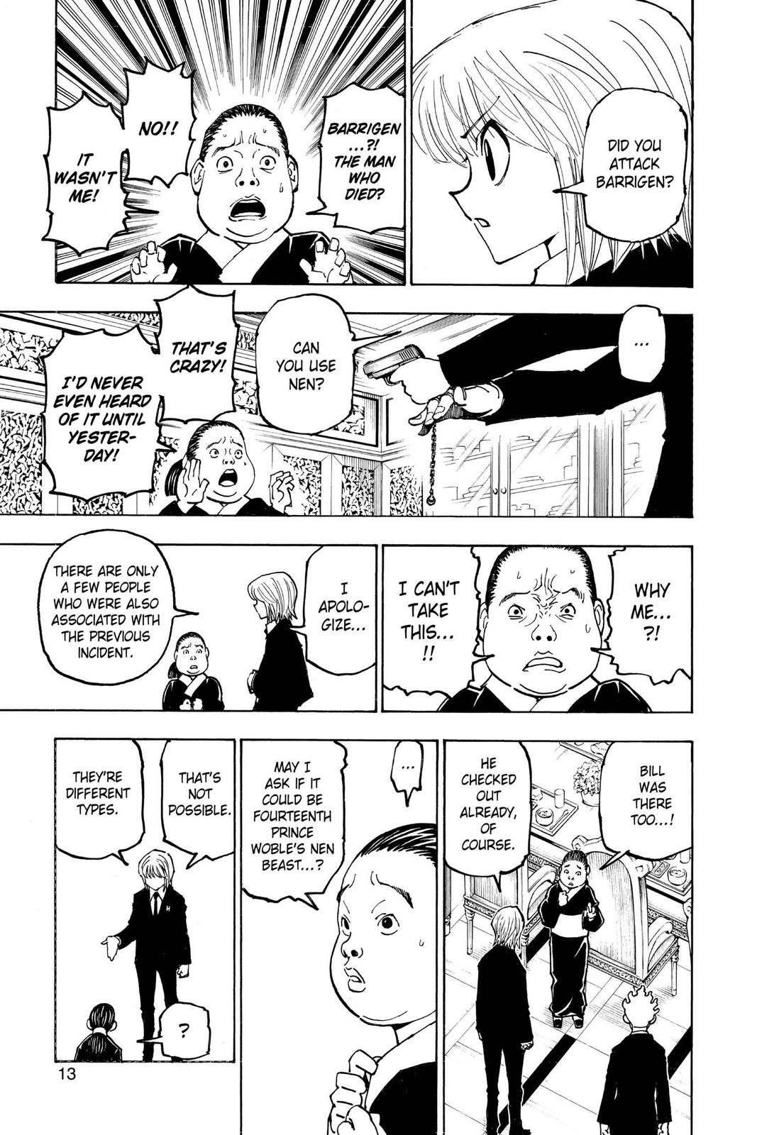 Hunter x Hunter Chapter 371 — page 13