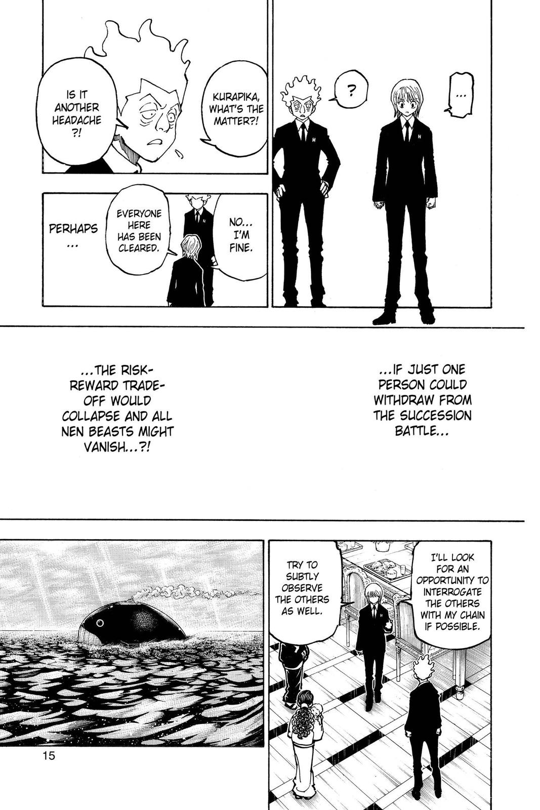 Hunter x Hunter Chapter 371 — page 15