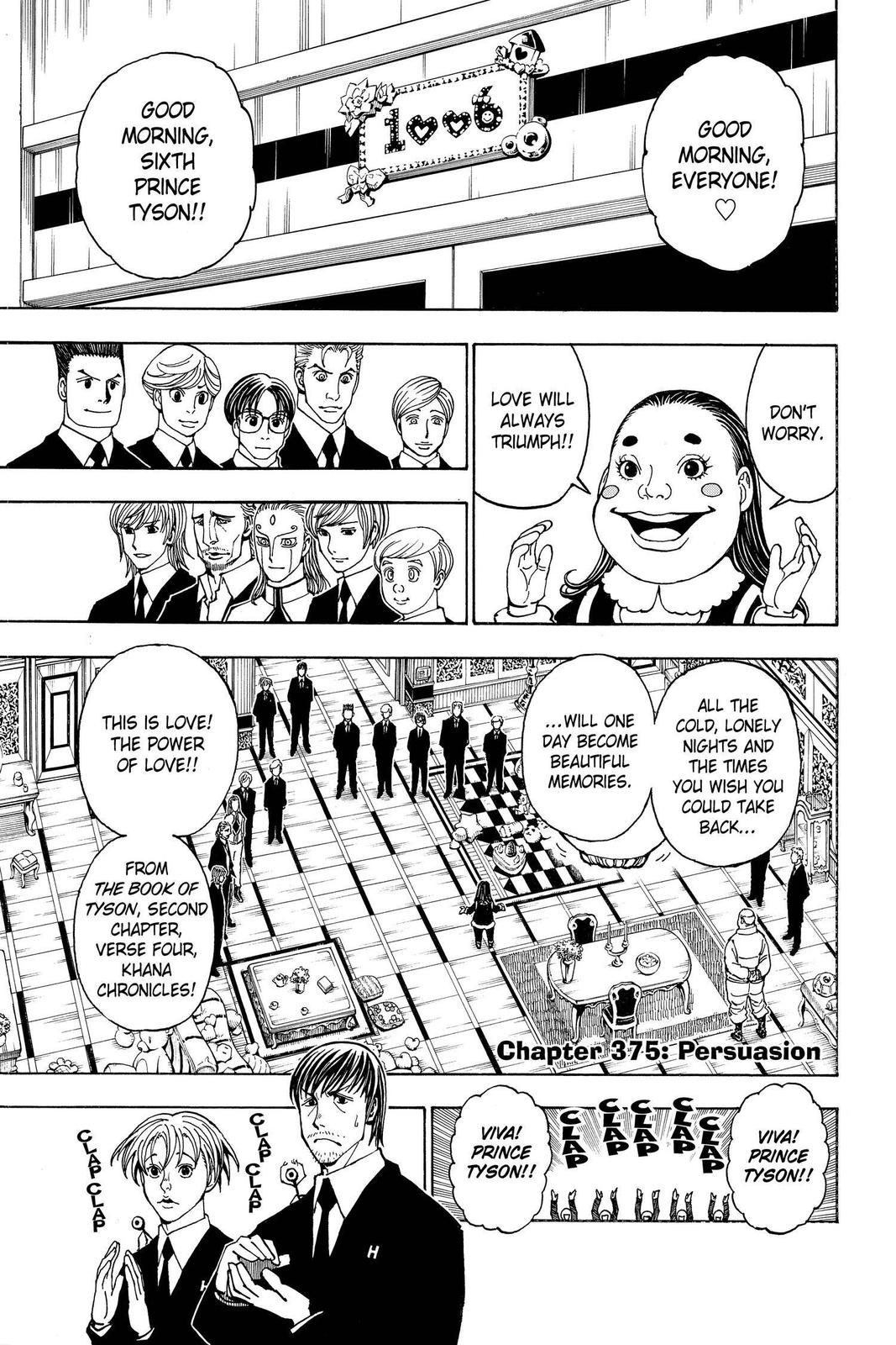 Hunter x Hunter Chapter 375 — page 1