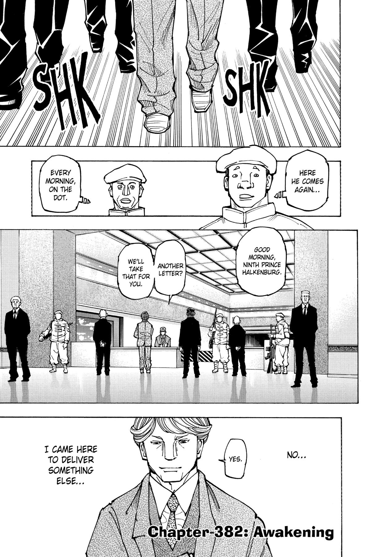 Hunter x Hunter Chapter 382 — page 1