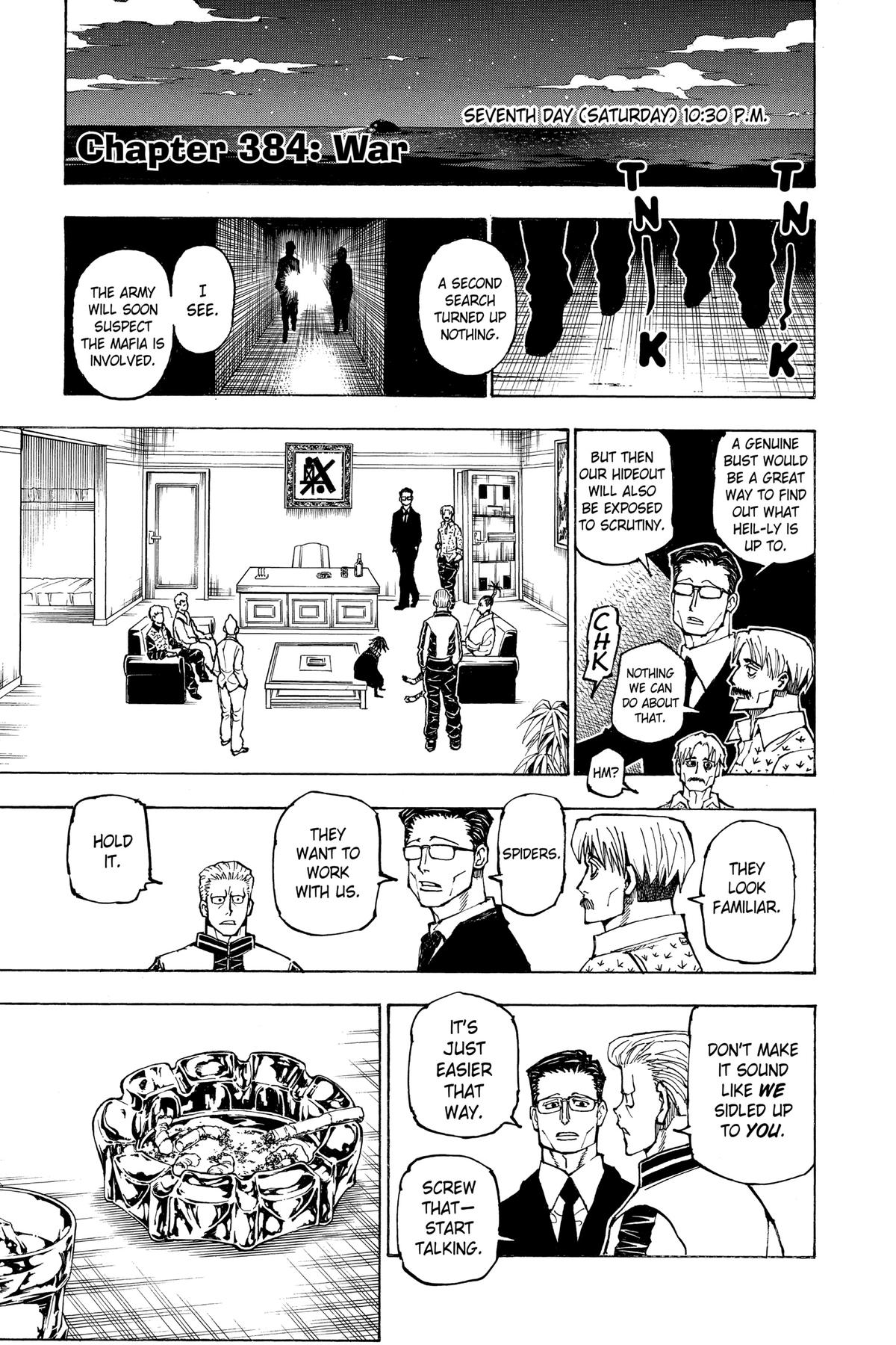 Hunter x Hunter Chapter 384 — page 1
